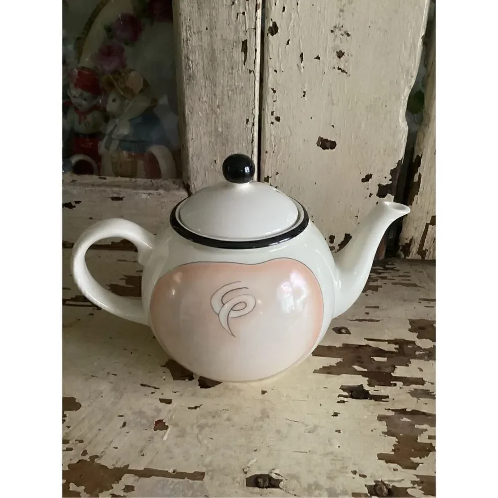 Arthur Wood Ceramic England Pig Tea Coffee Pot 6.5” T Farmhouse